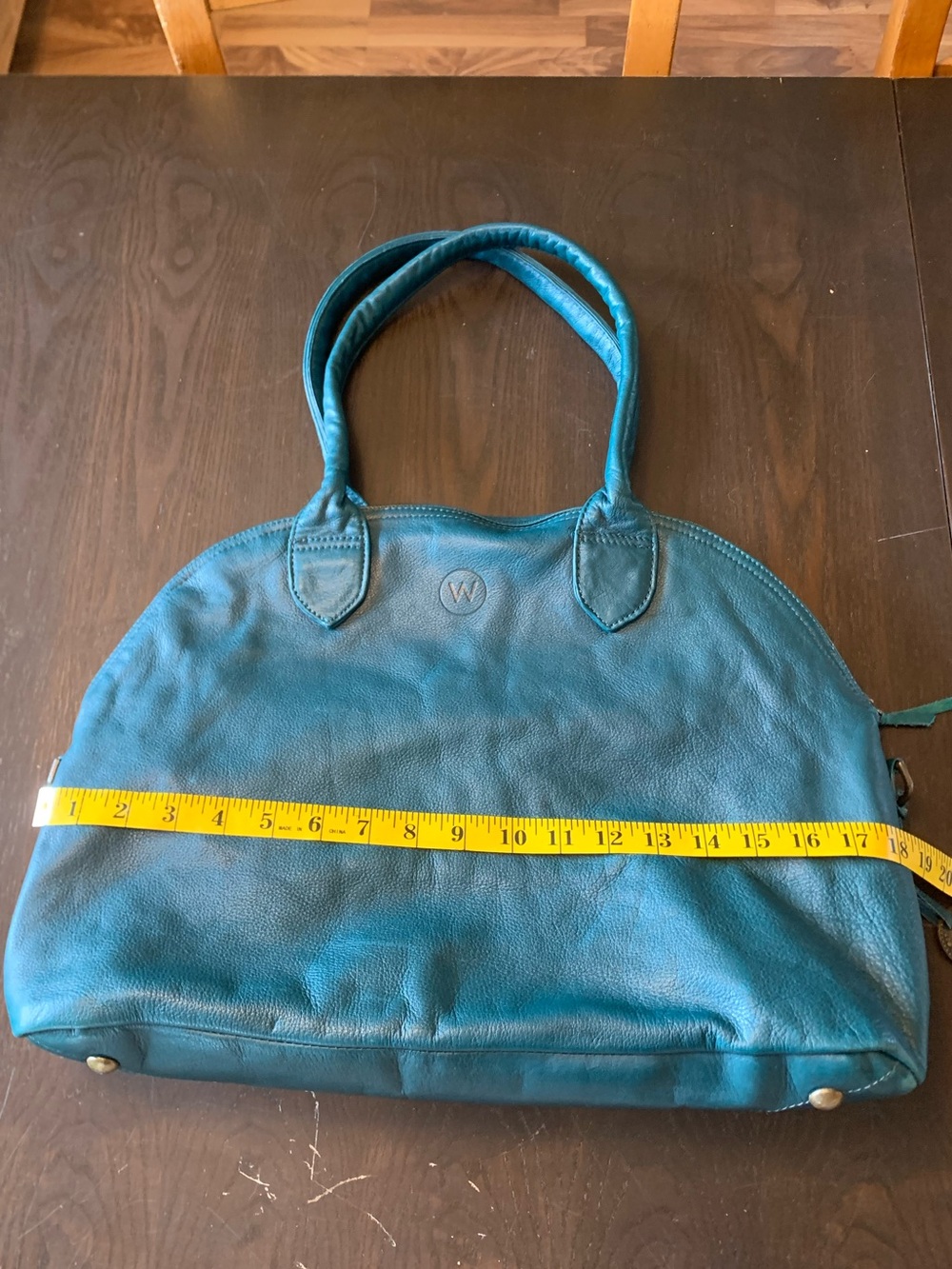 Wanderers The Banff Teal Leather Women's Hand Bag - Picture 4 of 16